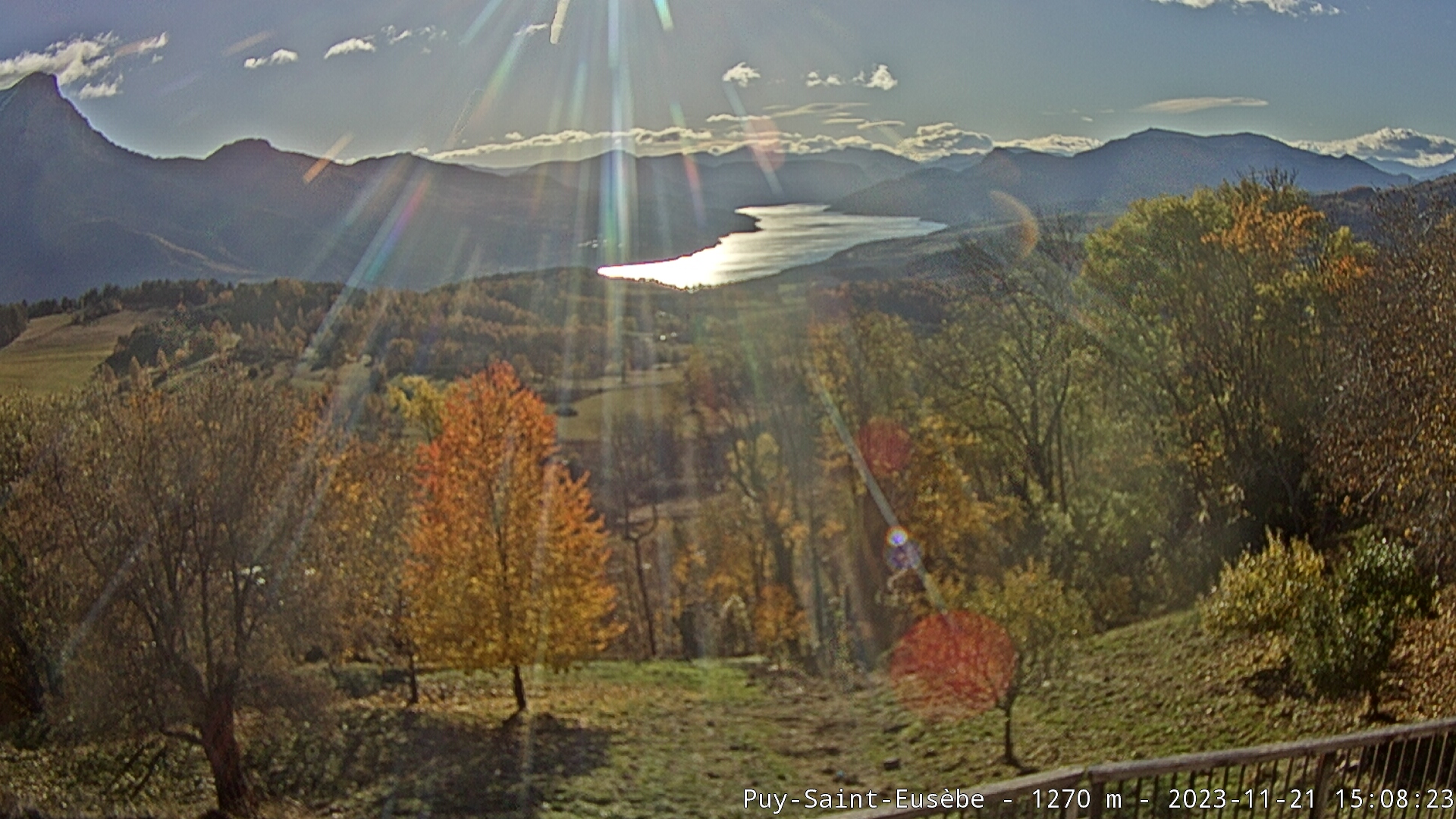 webcam lac de serre-ponçon